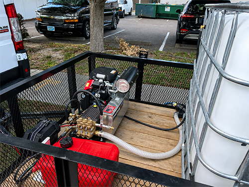 Outdoor plumbing repair